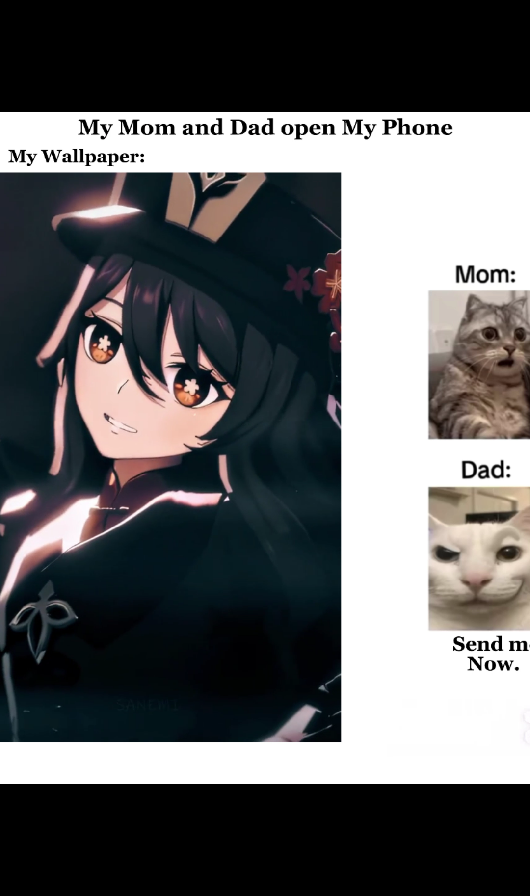 Hutao 🤫❣️🖤 #CapCut #GenshinImpact #genshin #hoyocreators #hutao #anime #アニメ #animeedit #my friend edit this @Sanemi #アニメ #100kviews 