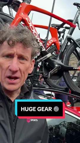 Monster gear alert!🚨 Josh Tarling is going to be pushing some serious power over the cobbles at Paris-Roubaix 😳 #cycling #parisroubaix