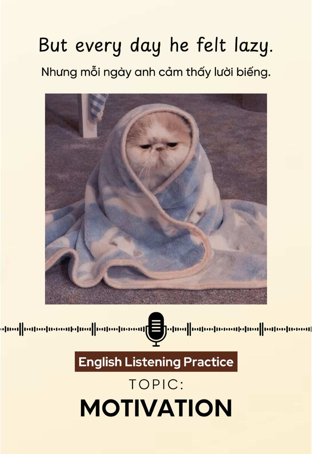 Tiếng Anh Giao tiếp hàng ngày - Chủ đề MOTIVATION 💕 #shorts #Brainkey #brainkey_vn #everydaypractice #dailypractice #englishforeverydayactivities #tienganh #tienganhgiaotiep #tienganhmoingay #english #learnenglish #englishlessons #englishforbeginners #Improveyourenglish #englishlisteningskill #englishlisteningpractice #englishlistening