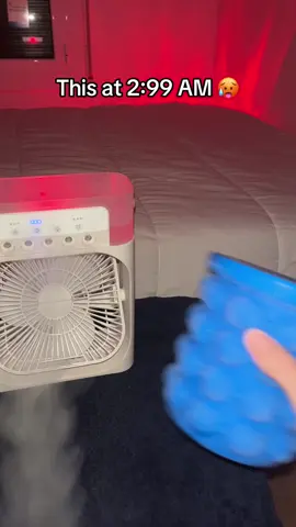 Who else wants this air cooler at 2 am? 😮‍💨🥵 #icecube #aircooler #ice #ac #Summer 