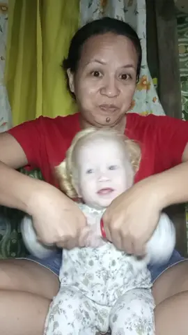 our own version🤣🤣#babiesoftiktok #MomsofTikTok #buhaynanay #nanaylife #albinism #albino 
