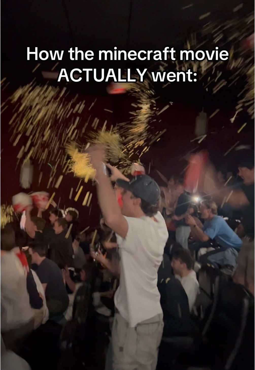 How the Minecraft Movie ACTUALLY Went 🤯 #Minecraft #minecraftmovie #chickenjockey 