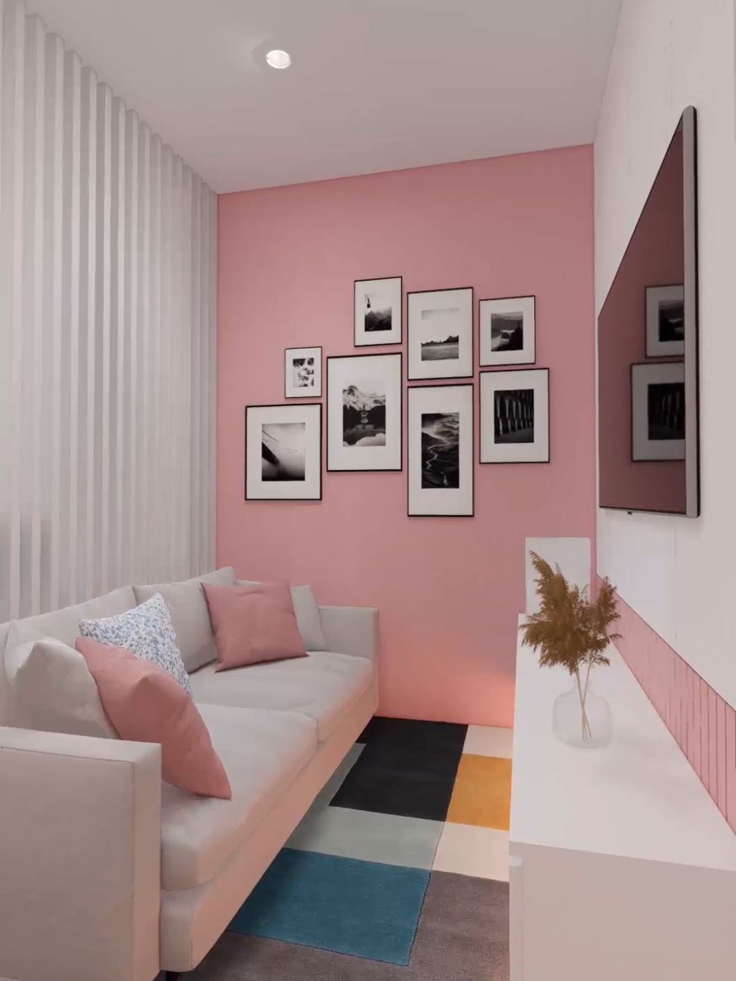 kamar sederhana buat para cewek berukuran 3,5 x 4 meter aja #bedroom #bedroomdesign 