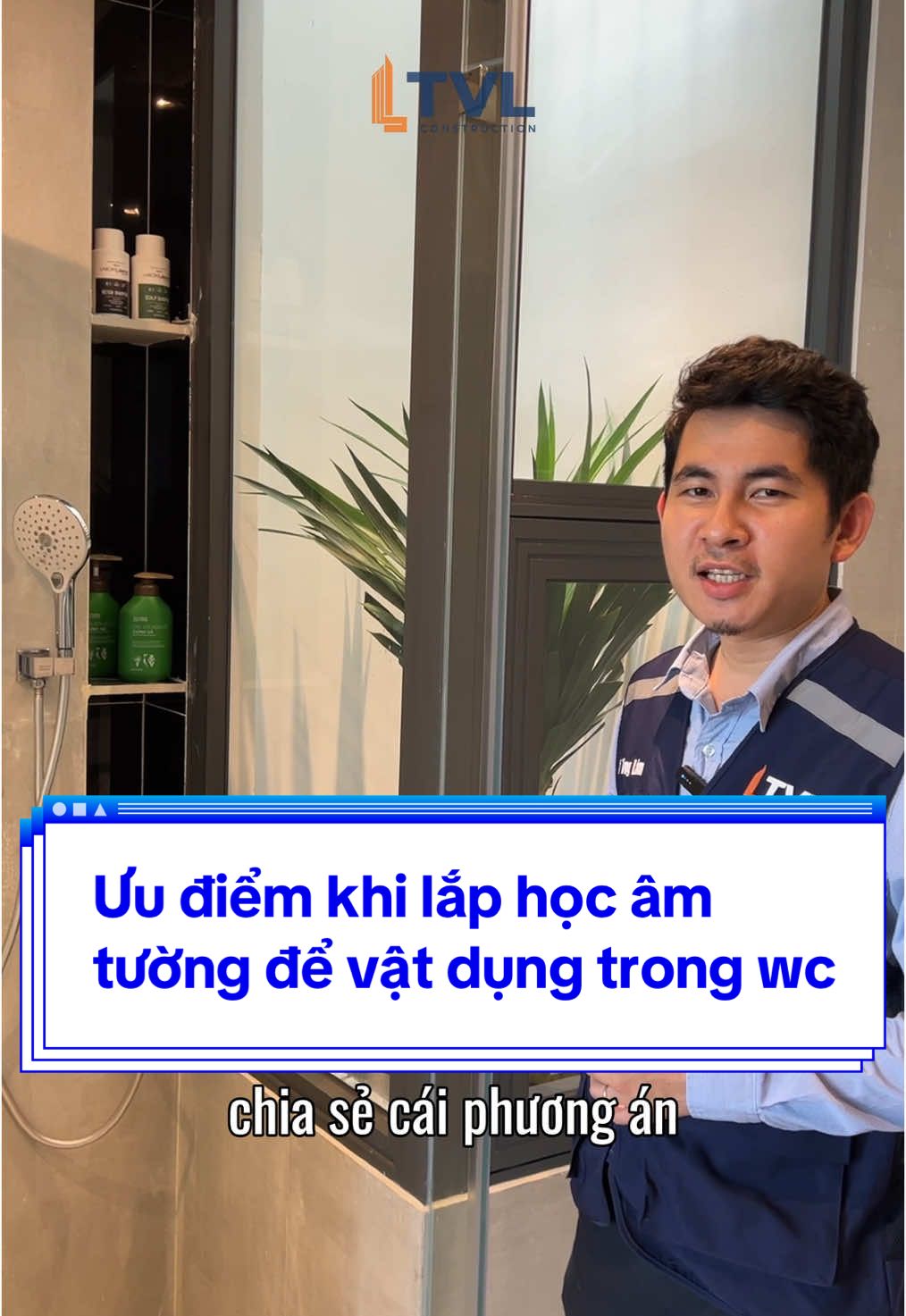 Ưu điểm khi lắp hộc âm tường để vật dụng trong WC #tvlconstruction #thicong #thicongnhadep #thicongnha #xaynhapho #xaynha #xaynhatrongoi #xaynhatrongoi #xaydung #nhapho #xaynhadep 