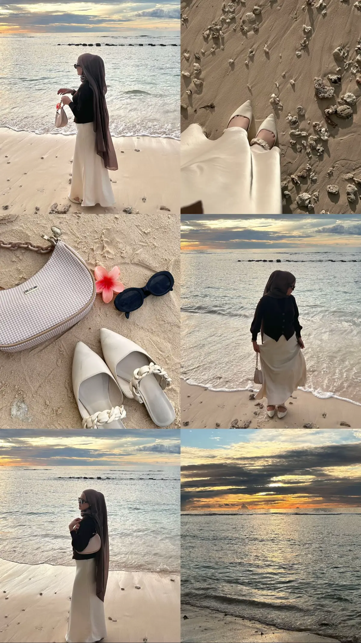 i want to be as beautiful the ocean🐚🪸 #fypシ゚ #ocean #pantai #pantaivibes #beach #sanset #estetik 