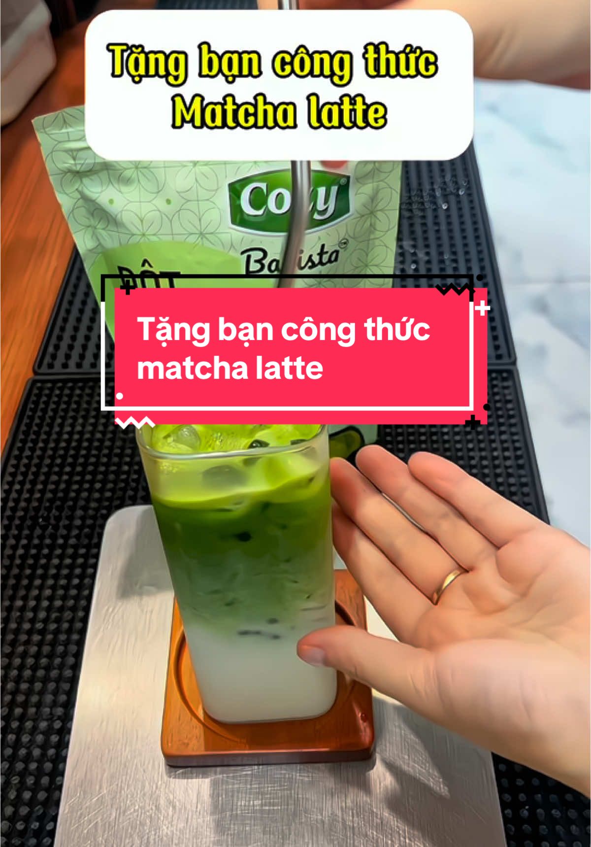 Công thức pha matcha latte đơn giản tại nhà #matchalatte #phache #botmatchacozy #botmatcha 