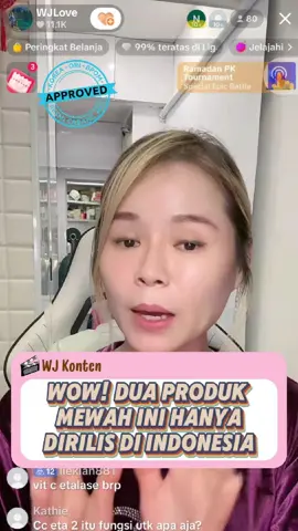 Produk Skincare yang hanya ada di WJ Love  #korea #skincare #skincarekorea #skincareekslusif #limitededition #luxurycream #esclare #antiaging #flekhitam #botox #holikaholika #enprani #wjlove #cicibelagu #cicimewah 