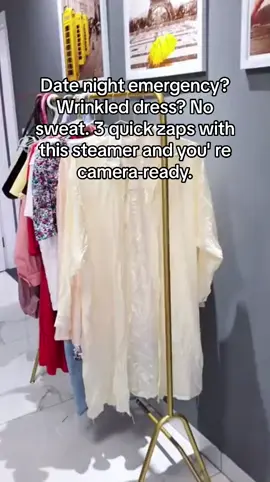 Better safe than sorry,grab this steamer and keep you look tight!