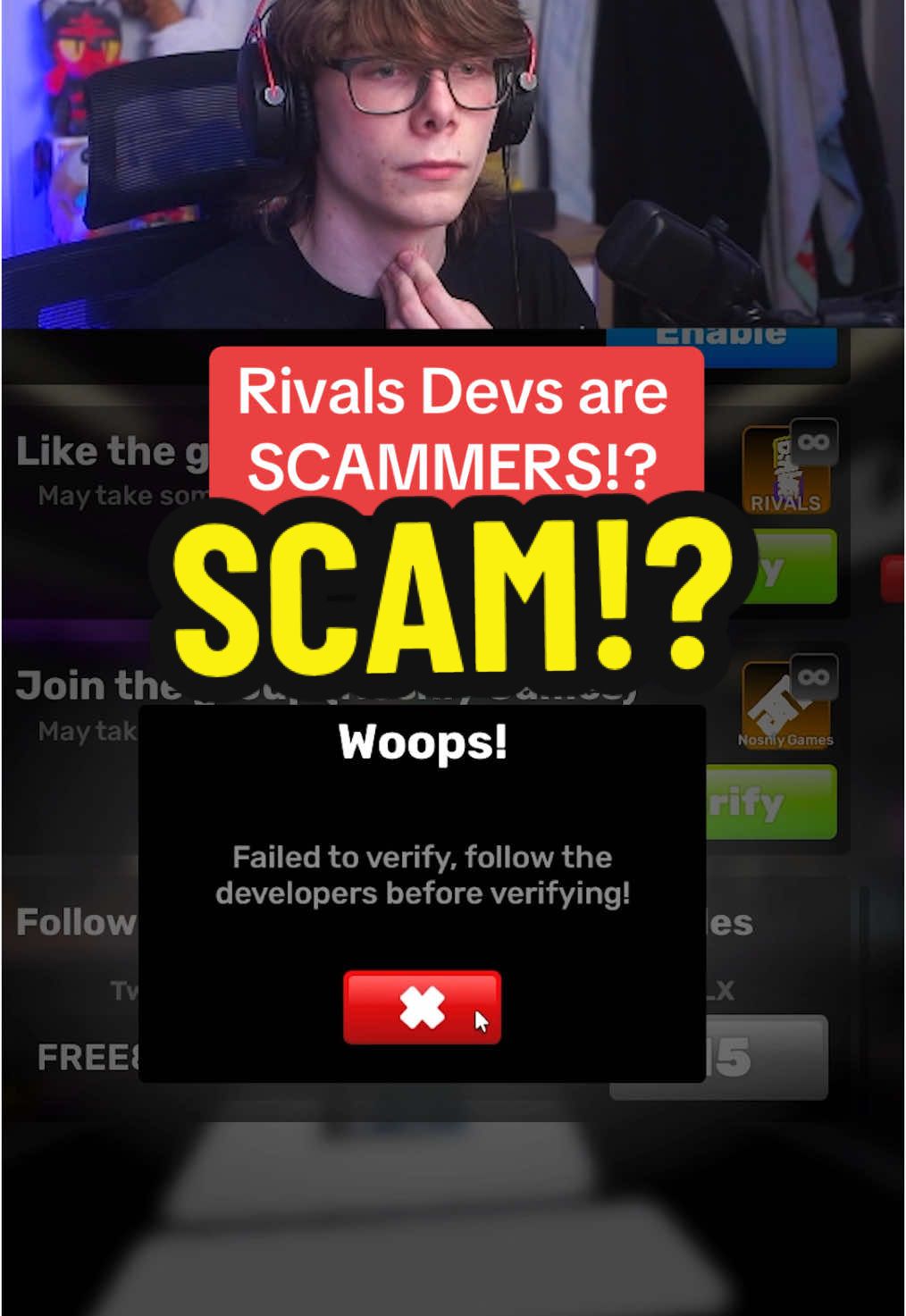 Sneaky Nosniy 😭 #roblox #robloxfyp #robloxrivals 