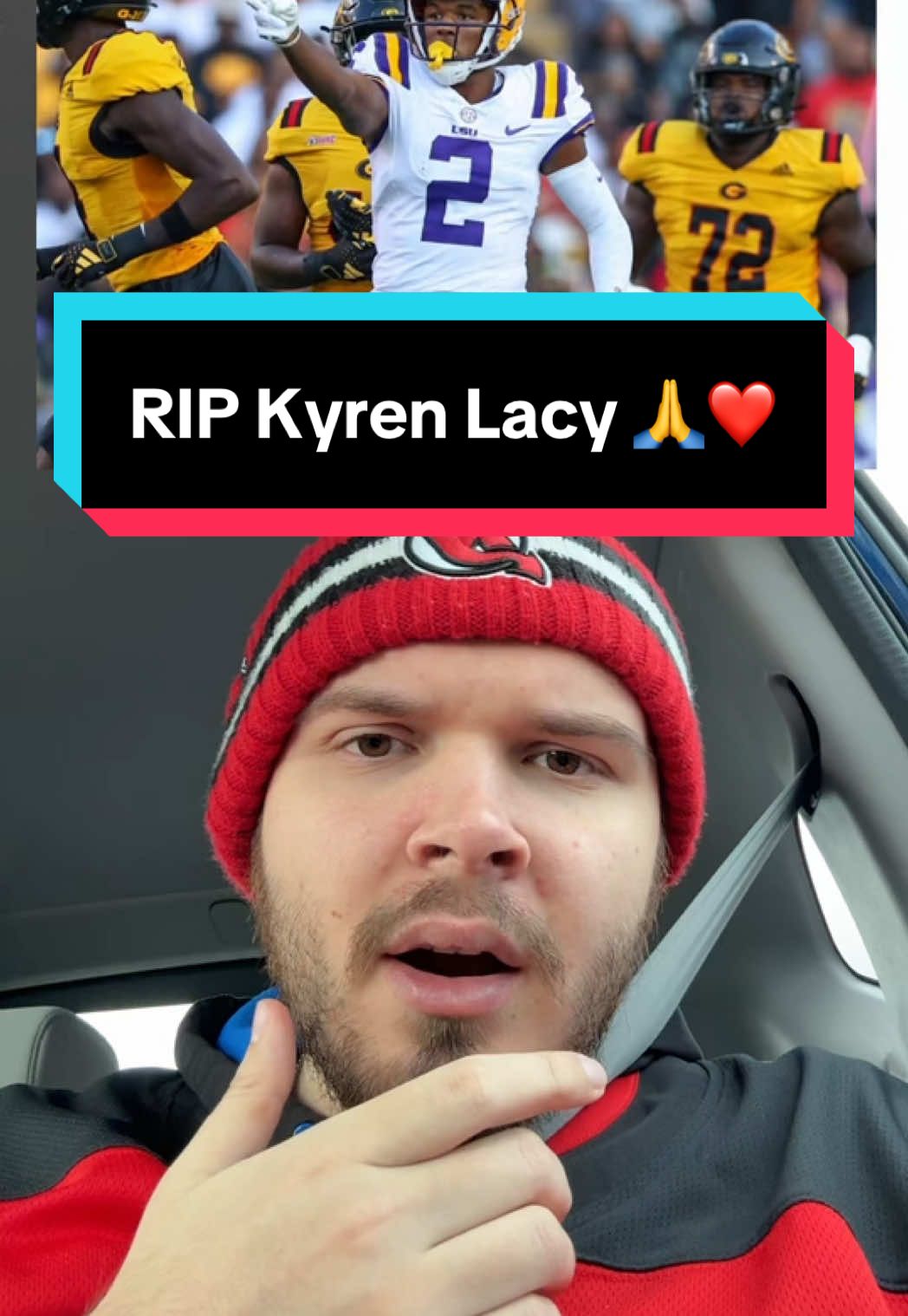 RIP Kyren Lacy 🙏❤️ #nfl #nflfootball #cfb #CollegeFootball #lsu #nfldraft 