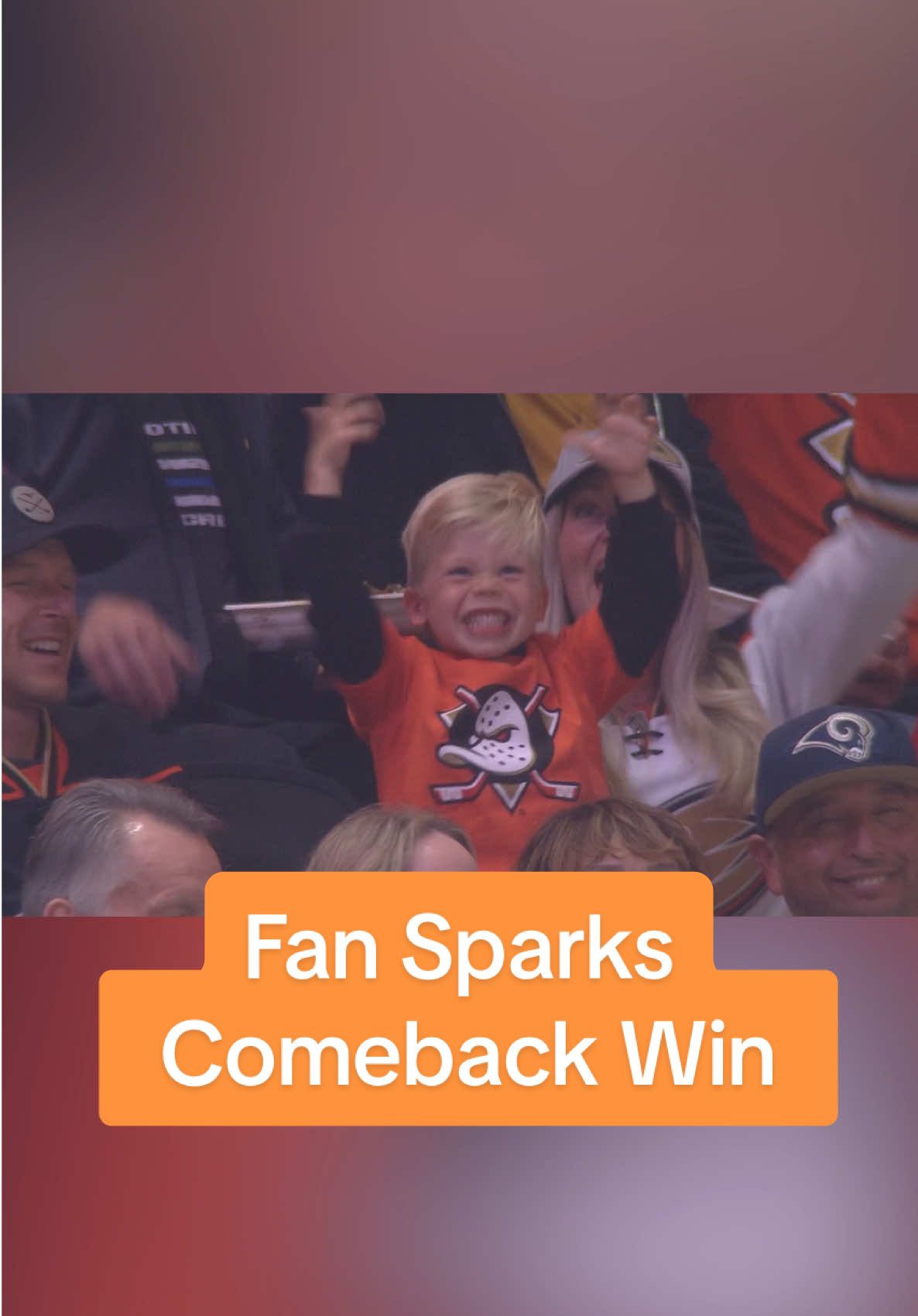 Core memory unlocked. A night Brayden, his family and the Ducks will never forget. #NHL #anaheimducks #fans 