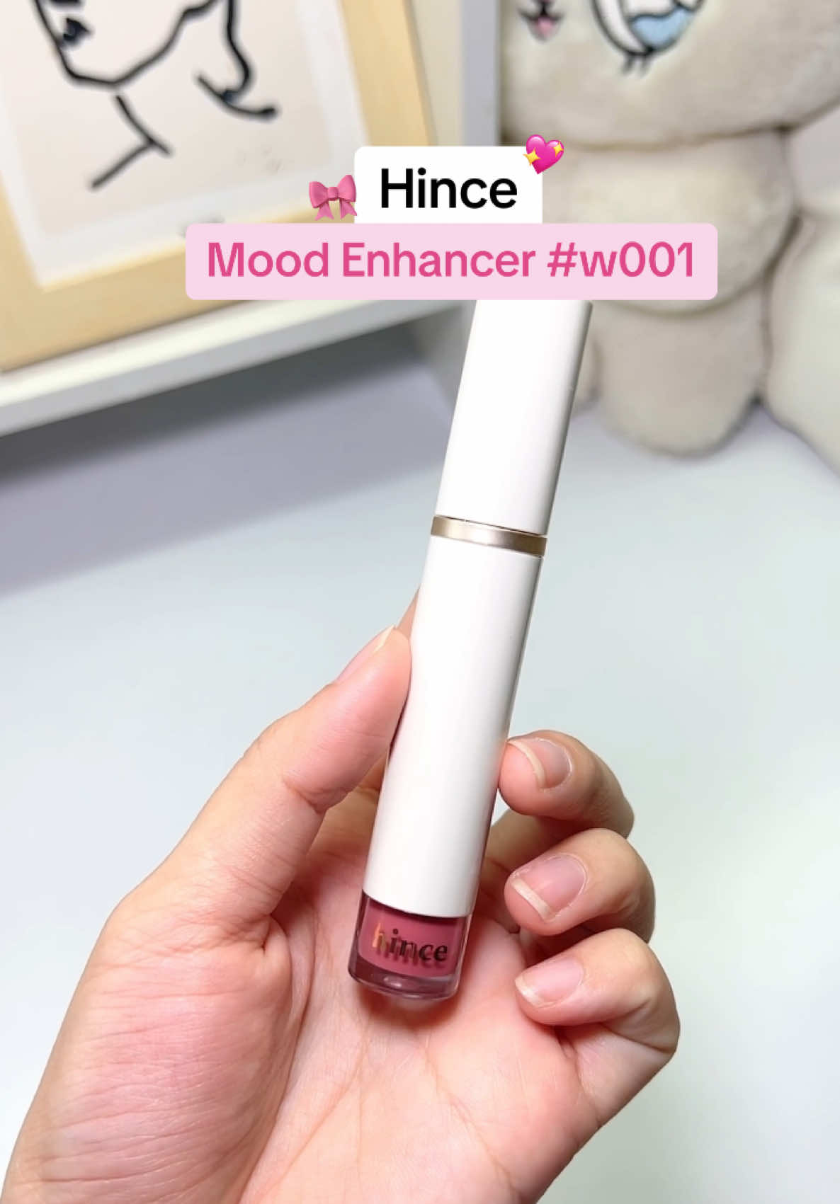 Hince Mood Enhancer Water Liquid glow สี w001 💖👀 #hince #hincethailand #hincewaterliquid #kbeauty #รีวิวบิวตี้ #ลิปสติก #รีวิวลิป 