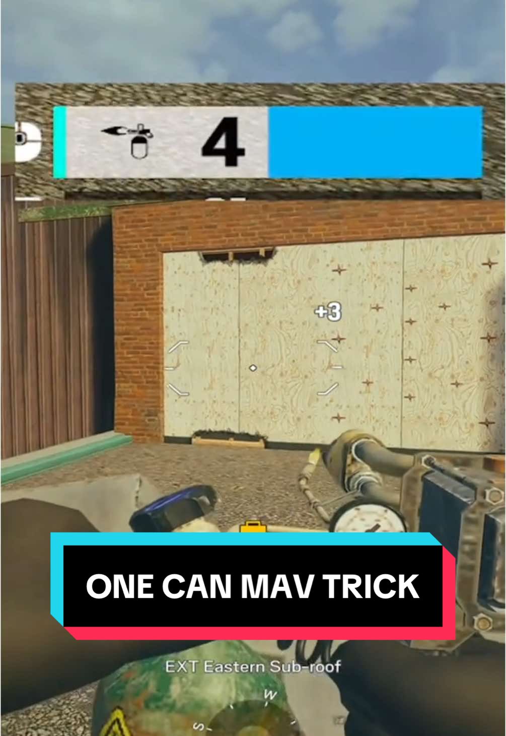 How to Mav trick with just ONE CANISTER #tipsandtricks #siegex #r6siege 