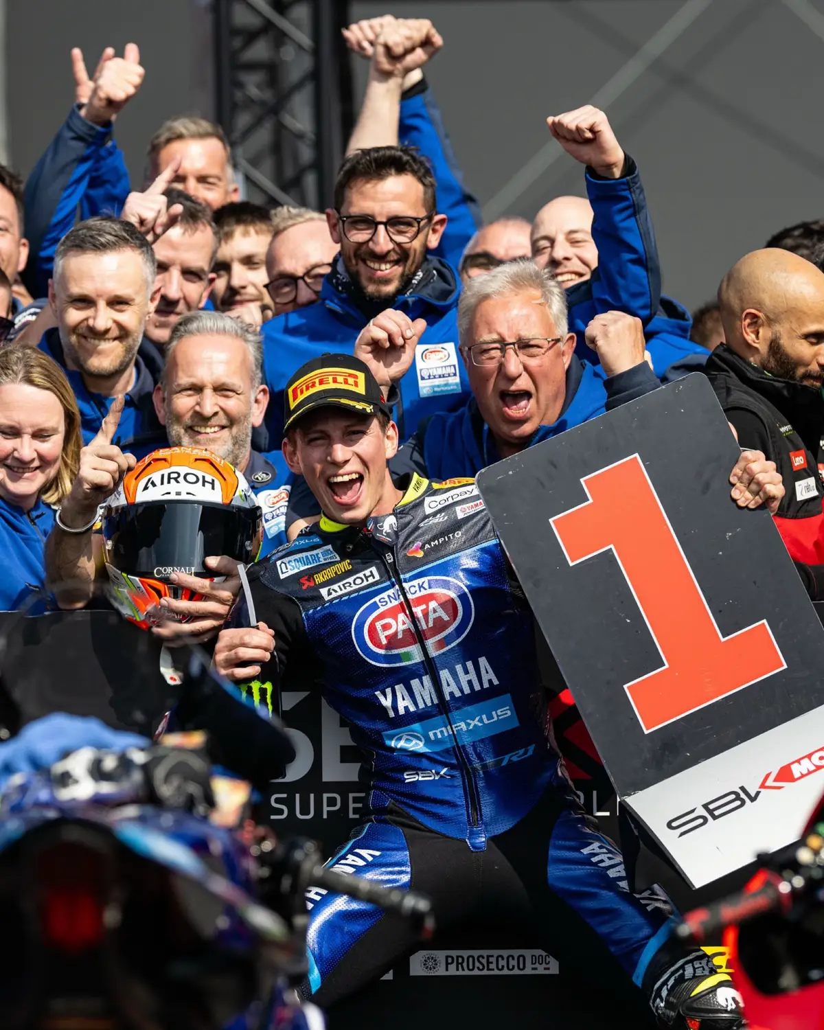 It’s already a great Sunday for @Yamaha Racing Official! 💙👏👏👏 Pata Maxus Yamaha WorldSBK Team’s Andrea Locatelli secured 2nd place yesterday in #DutchWorldSBK Race 1, and today he topped it with a victory in Race 2 🔥🏆 To make it even better, GRT Yamaha WorldSBK Team’s @remy gardner took 3rd place in Race 2 at the TT Circuit Assen, making it a double #WorldSBK podium for Yamaha 🥇🥉 #YamahaRacing