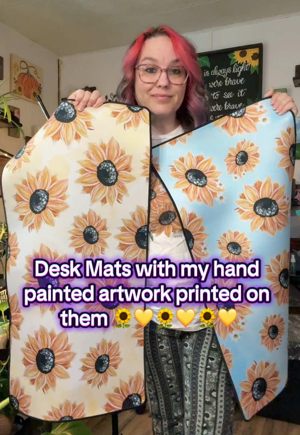 #sunflowers #deskmat 