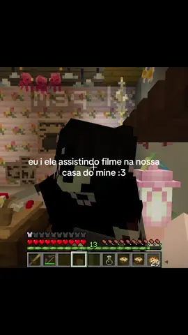 O mod é WebDisplays 🤓🩷 . . . #Minecraft #couple #edate #casal #fyp #foryou 