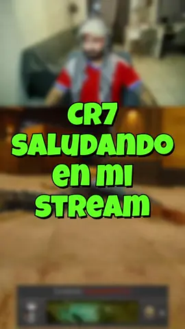 CR7 me saludó 😍 #luukmalik #kick #chile #streamer #humor 