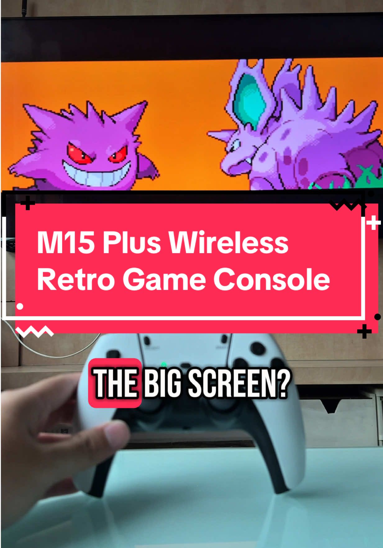 M15 Plus Wireless Retro Game Console! 👾 The best retro game console i came across! 👍🏻 Insane value for money! How simple the design is and easy to use! 🔥  With retro games both boomers and young generation can enjoy playing games together! Parents can also reminisce and share the games they played with their kids. The ultimate bonding session to close the gap between generations! ❤️ With old classic Pokemon games such as Pokemon Fire Red, Pokemon Leaf green, Pokemon Emerald, Pokemon Ruby, and Pokemon Sapphire M15 retro games  Wireless retro game consoles Best console games Retro console game designs #createtowin #bestretrogameconsole #m15retrogames #wirelessretrogameconsole #retrogameconsole #pokemonemerald #pokemonfireredleafgreen 