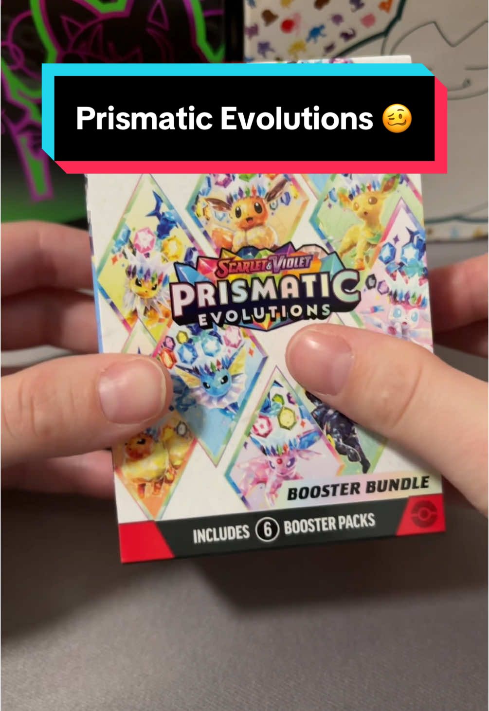 Prismatic Evolutions! #prismaticevolutions #pokemon #pokemoncards #pokemontiktok #pokemontiktokcommunity #pokemontcg #collect 