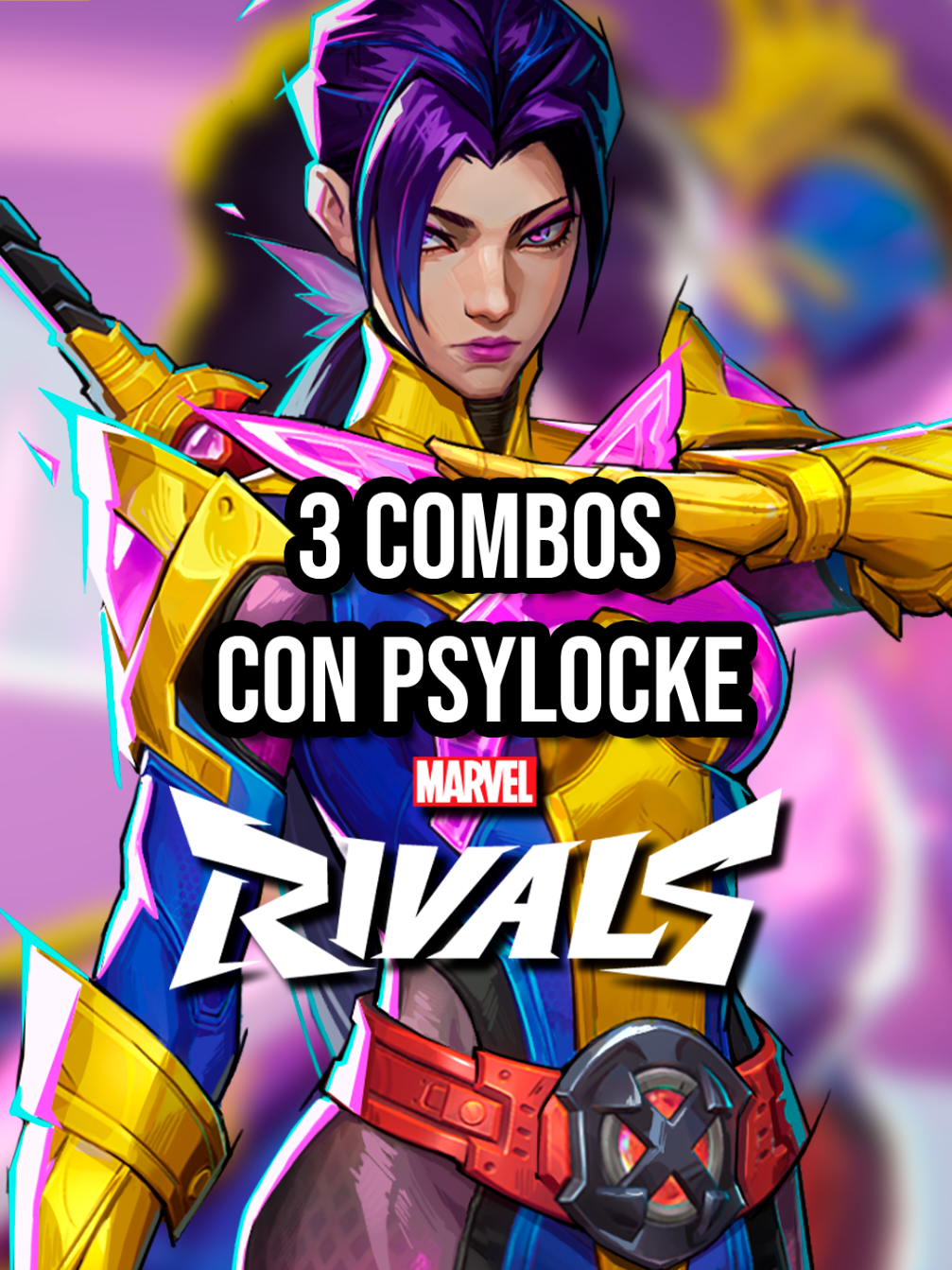 3 Combos con Psylocke 🦋😎 #MarvelRivals #hellfiregala #MarvelRivalsPartner #Combo #Psylocke #consejos #Guia 