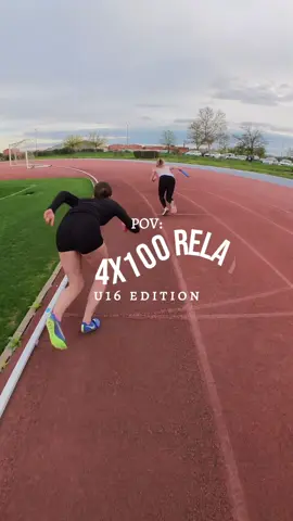 🏁POV 4x100 relay. ¿Alguna vez has corrido una carrera de relevos? Aquí tienes el POV de un 4x100 de mis cadetes.  #Running #relay #4x100 #relevos #atletismo #pov 