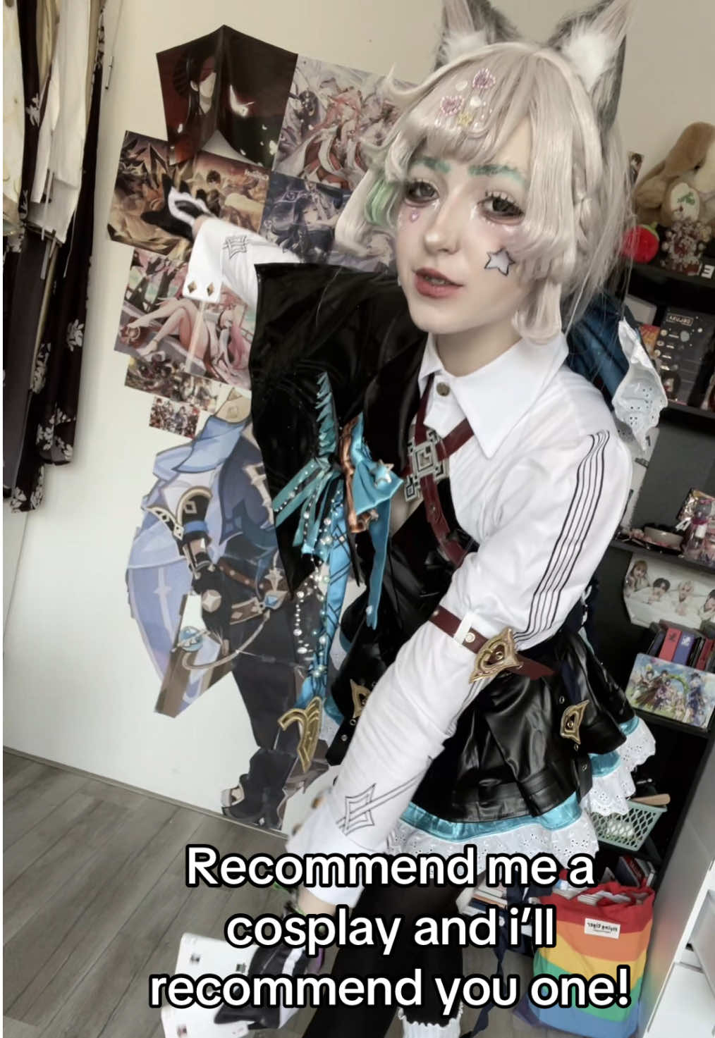 The brows in this cosplay look so weird help #lynette #boost #genshin #hoyoverse #hoyocreator #GenshinImpact33 