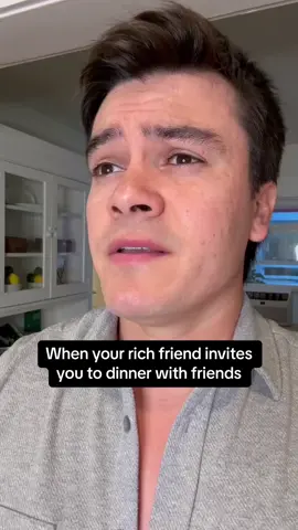 When your rich friend invites you to dinner with friends #richfriend #richlife #comedy #comedyskit