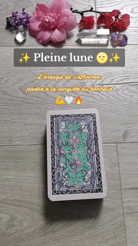 🔮🌝✨🤍💪🔥 Ce tirage est une aide, un éclairage pour t'aider à avancer. Il ne détermine pas ton futur, tu es seul-e maître de ta vie et de tes décisions. Il reflète les énergies au moment où tu reçois ce message. Tes actions, tes décisions et celles des personnes concernées par cette situation influent sur le futur à chaque instant. Prends uniquement ce qui te parle, ce qui résonne avec ce que tu traverses et écoute ton intuition. Cette lecture est générale et collective, elle ne peut pas correspondre à tout le monde. ⚠️Je ne fais ni voyance privéepartenariat de voyance... Méfie-toi des arnaques avec mon nom, mon logo et mes publications 🙏 Mes oracles et mes pierres divinatoires sont en vente dans ma boutique Etsy (le lien est dans mes profils TikTok, Instagram et sur ma page Facebook), je ne demande jamais de paiement par PayPal, virement ou mandat cash. Je te souhaite une magnifique journée 🌞 #voyance #tiragedujour #cartomancie #guidance #guidancedujour #oracle #tarot #spiritualité #messagedujour #pierredivinatoire #divination #lune #fullmoon 