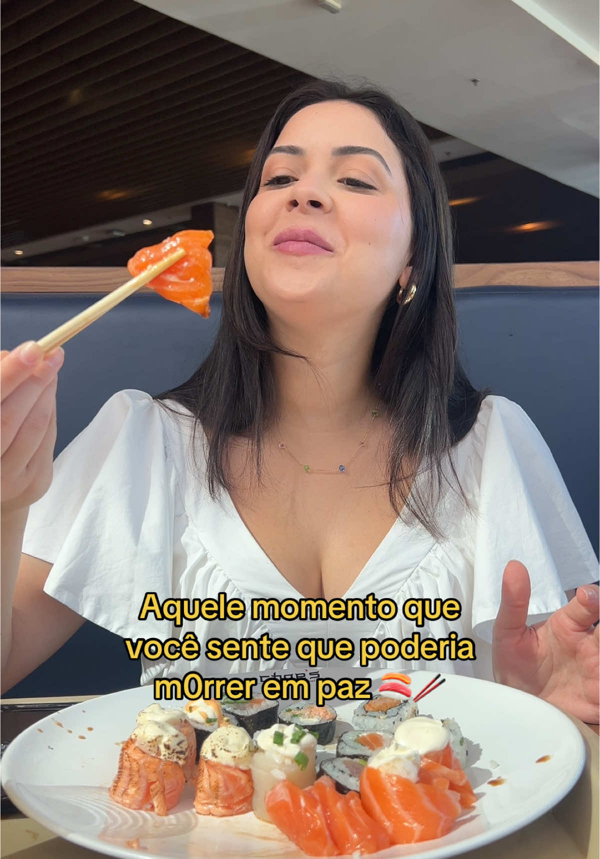 Como pode né um peixe cru…