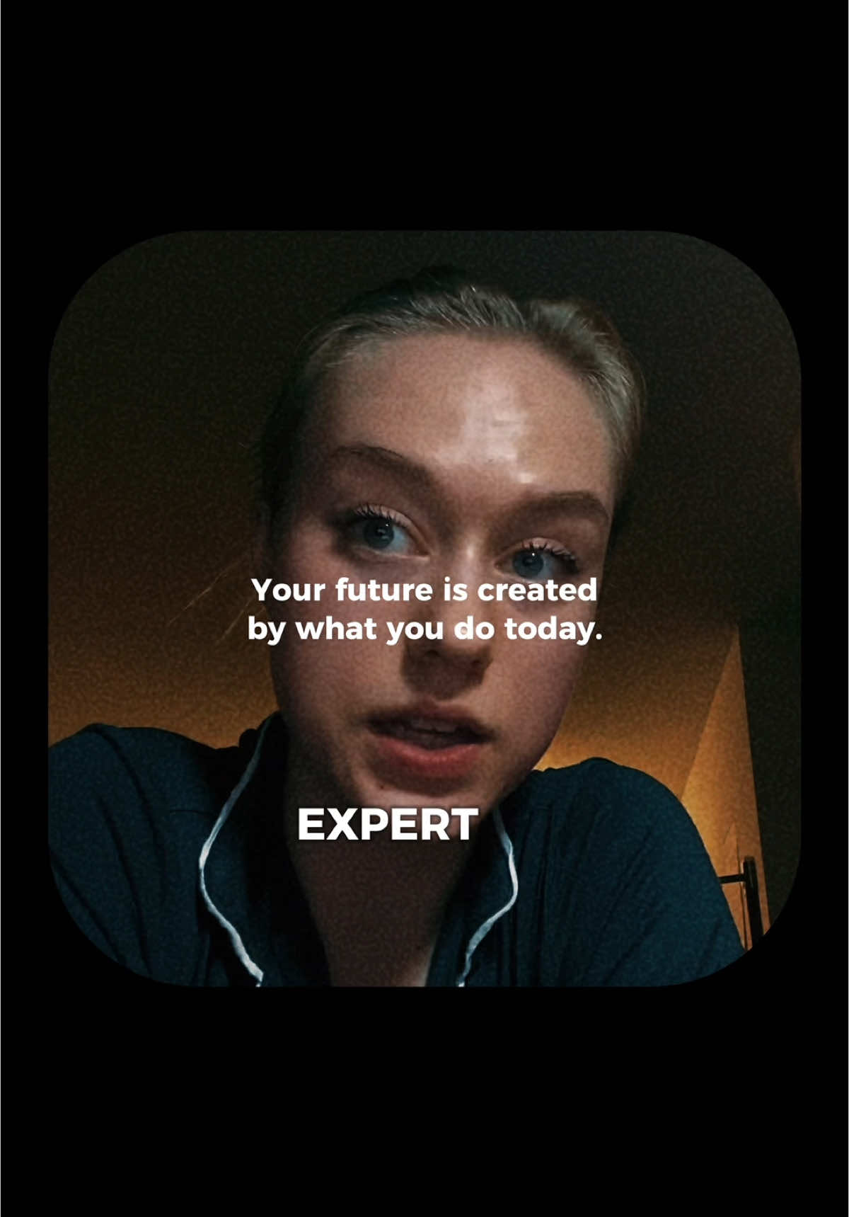 Your future is created by what you do today #hopecore #uscore 