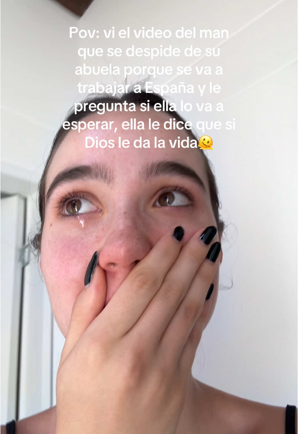 Recién levantada y ya llorando. Valoren a las personas que aman ❤️‍🩹