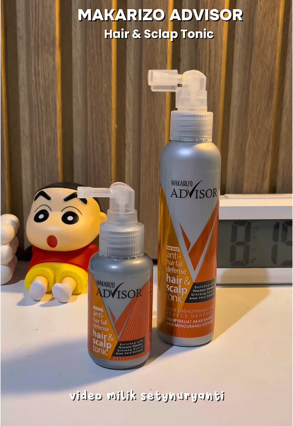 Makarizo advisor hair & sclap tonic #makarizo #makarizoadvisor #makarizoadvisorhairscalptonic #makarizotonic #hairtonicmakarizo #fyp #perawatanrambut #tonicrambutrontok 
