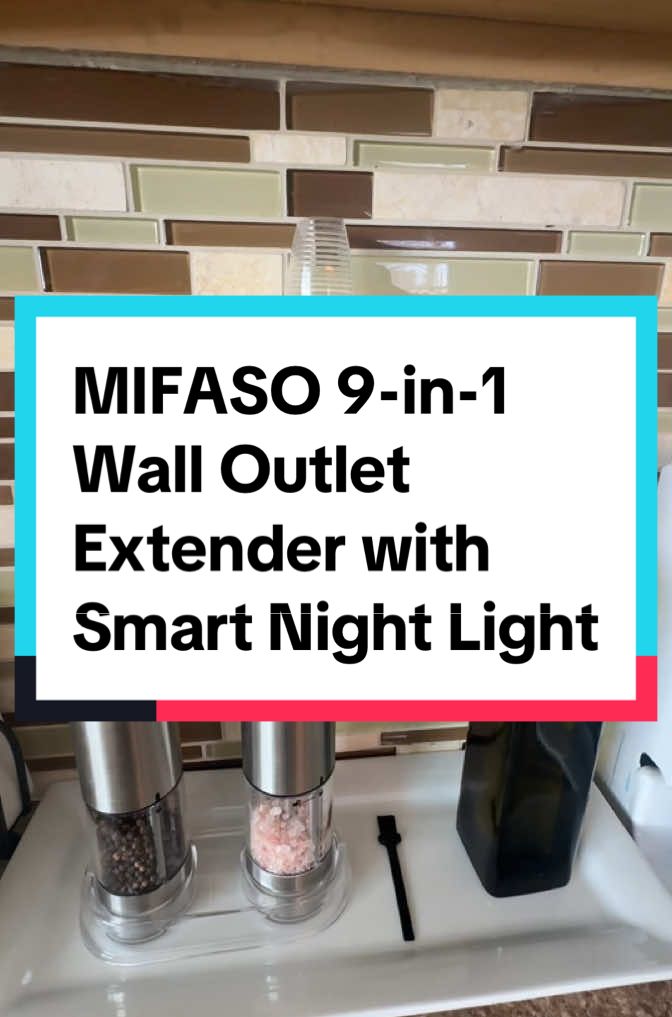 #mifaso #walloutletextender #smarthome #Tech #homeimprovement #organization #convenience #safety #nightlight #surgeprotector