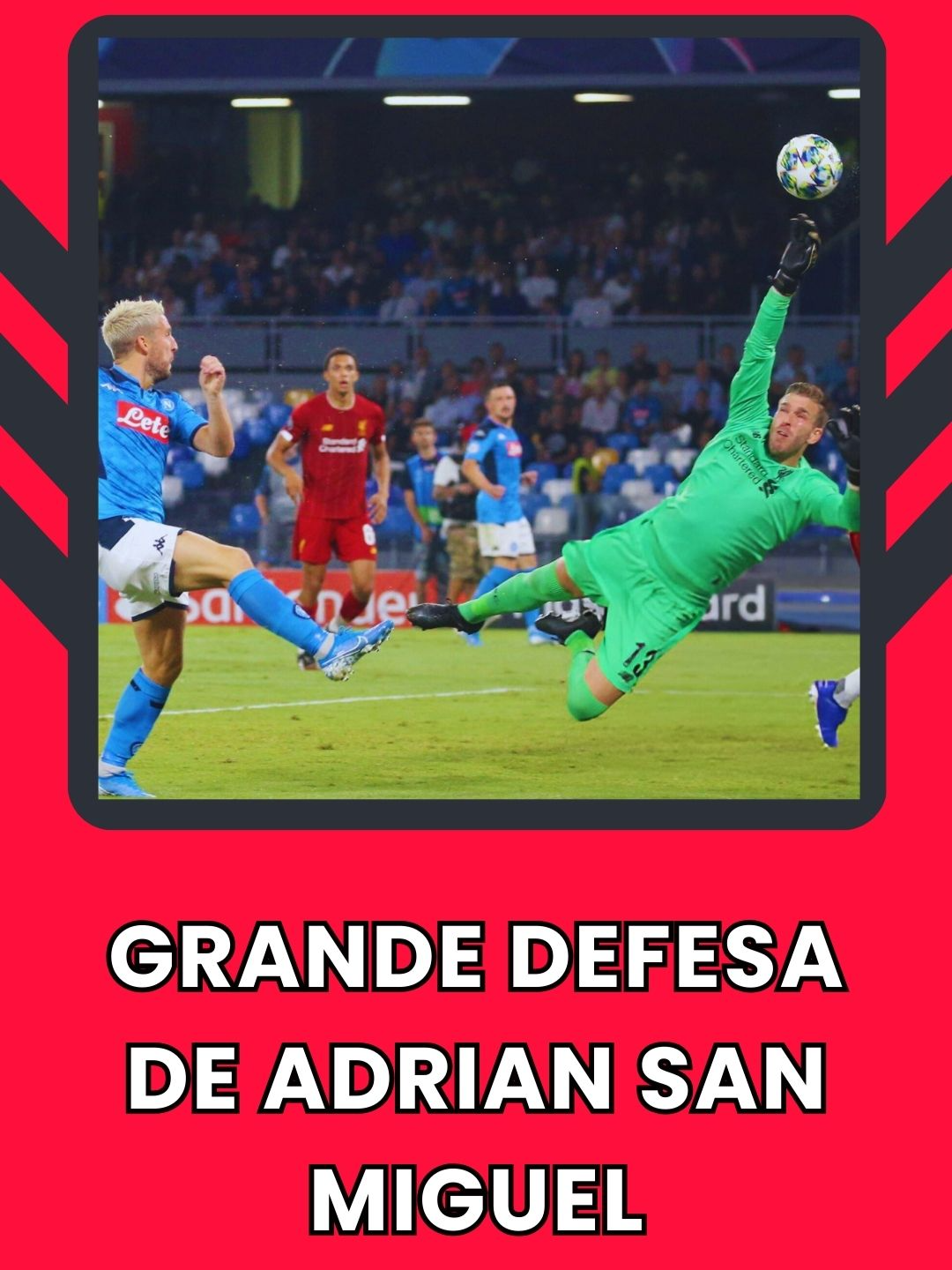 Grande defesa de Adrian San Miguel pelo Liverpool.  #adriansanmiguel #goalkeeper #goleiro #futebol #football #soccer #futbol #fussball