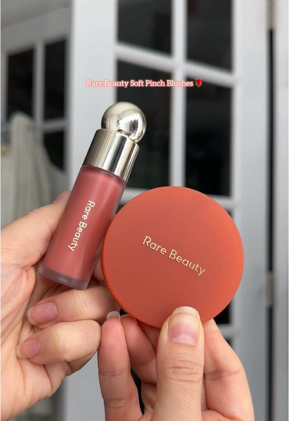 @Rare Beauty Soft Pinch Blush Worth in Matte and Liquid🌹 #comparison #newmakeup #swatches #sephora #rarebeauty #blush #fyp #fypシ #makeup #beauty #beautytips #sidebyside #softpinch #matte #liquid 