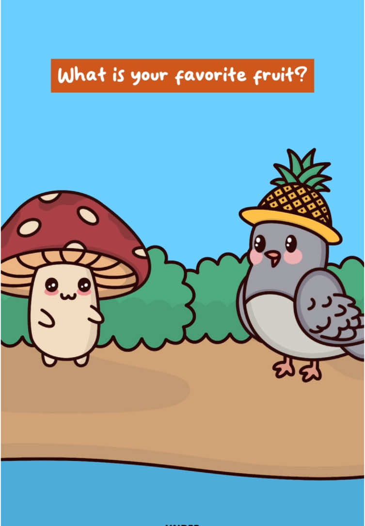 Just Realized I’m Allergic 🍍  Original Audio: @Kate Murdock  #pineapple #allergy #allergic #animation #mushroom #bird #understudio