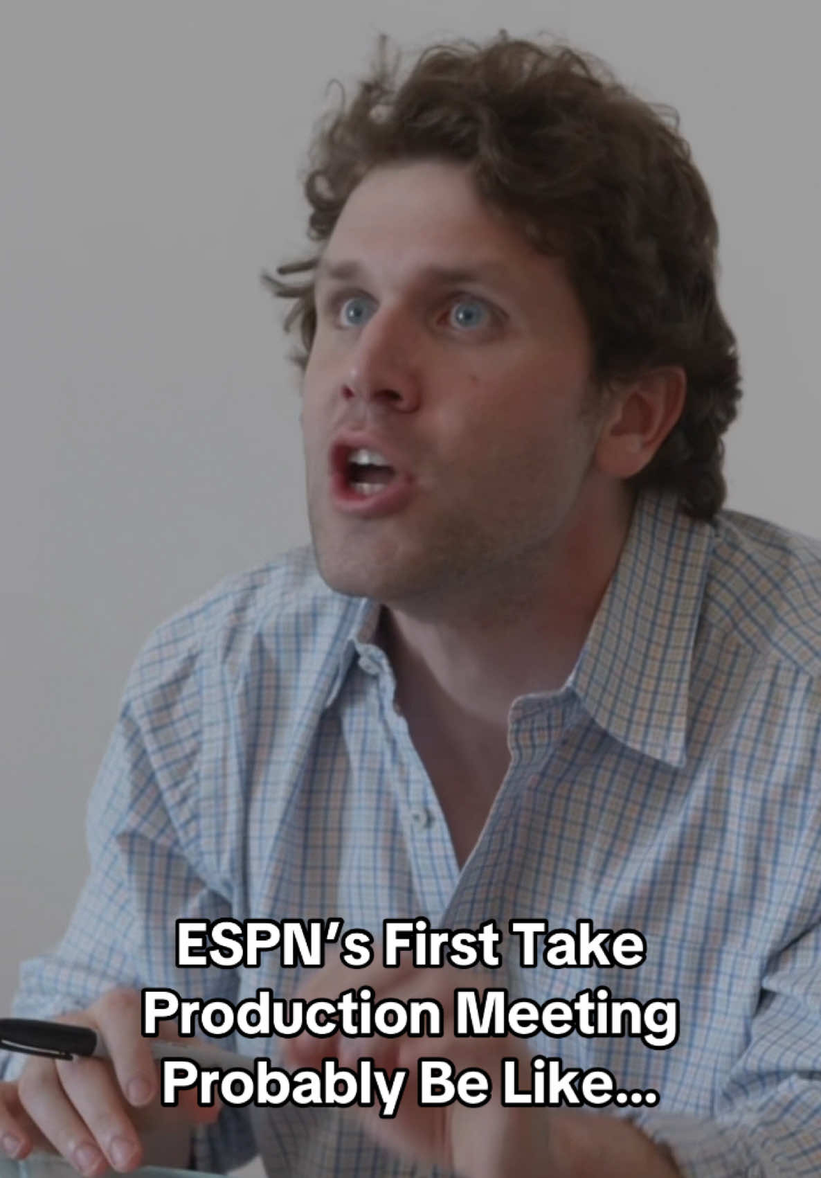 If Rory wins or loses the masters, if we know what’s going on with the Titans first overall pick, ESPN’s First take will somehow tie it back to LeBron James… #masters #comedyskit #spoof #lebronjames #espn #nfldraft 