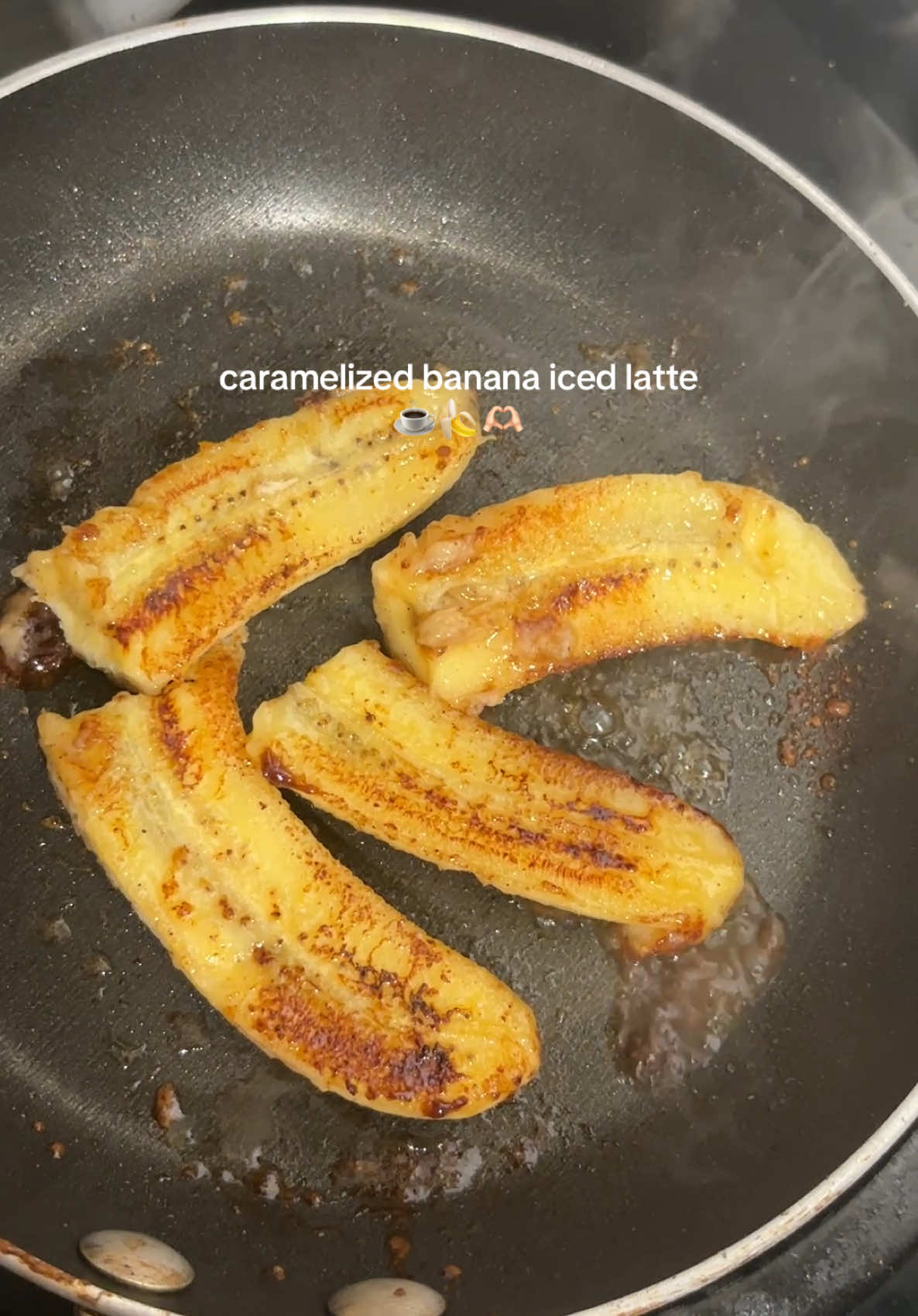 had to try it ☕️ 💕 #fyp #coffeetok #bananalatte #banana #cafeathome #icedcoffee #newrecipe #girlythings 