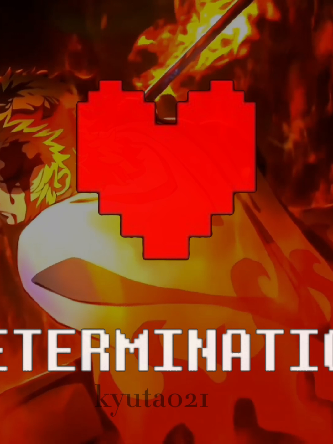 Rengoku determination edit - #rengoku #rengokuedit #demonslayer #demonslayeredit #animeedit #animefyp #undertale 