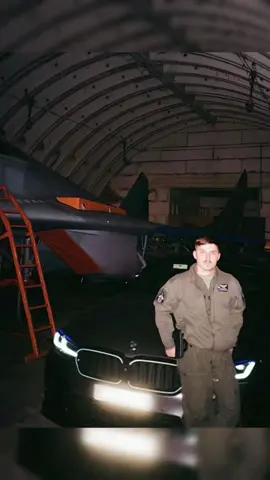 🇺🇦 Ukrainian Air Force Pilot, callsign Karaya alongside his Polish supplied MiG-29 fighter aircraft and his BMW 5 Series G30 in a hanger somewhere within Ukraine. Image was taken via Karaya’s instagram, but the image has since been removed. Sponsorship: Militaryclip is now sponsored by Ground News check out the link in our bio to find out more about their amazing website and app! #fyp #ukraine #russia #airforce #mig29 #bmwm5 #military #militok 