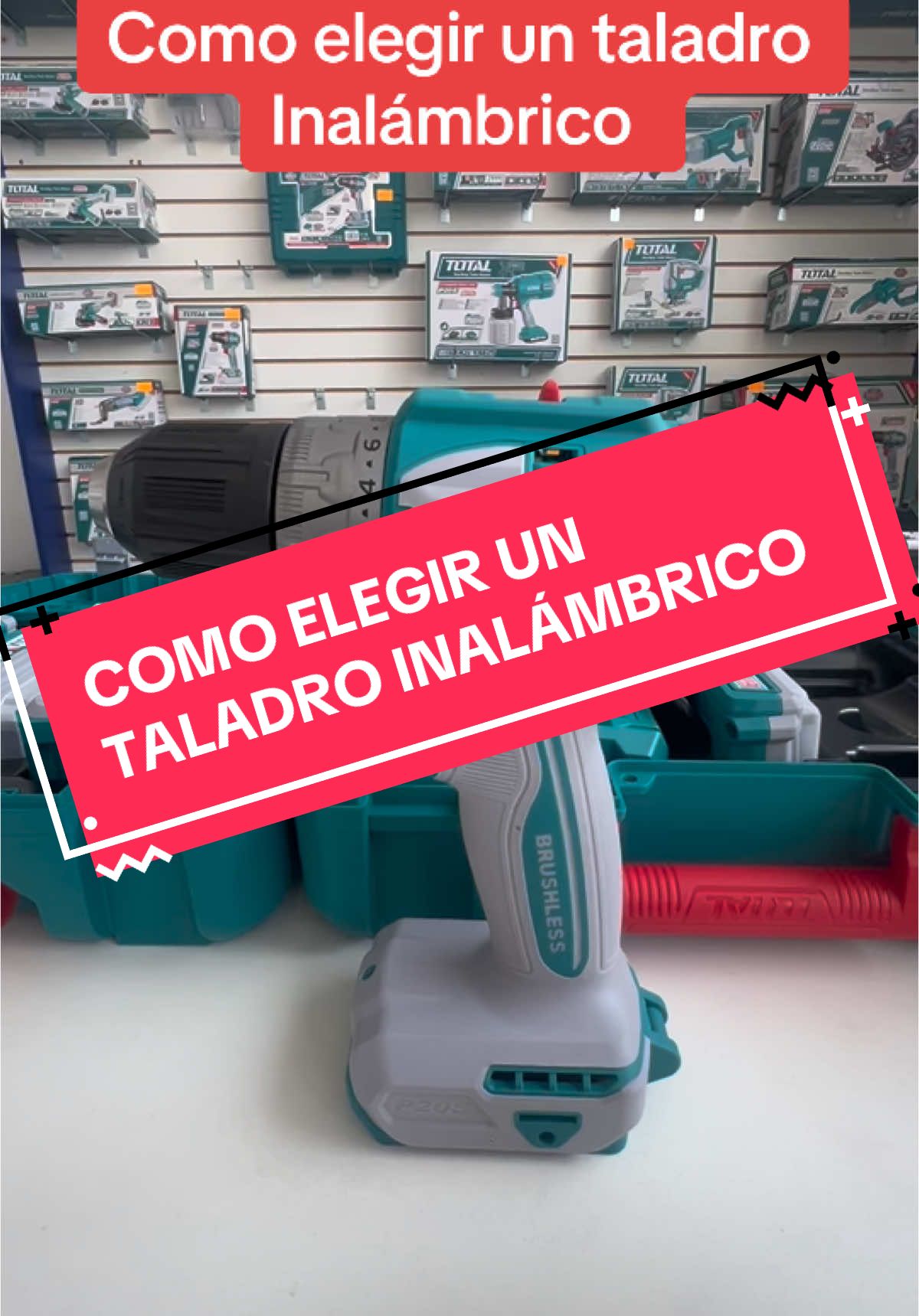 Cómo elegir un taladro inalámbrico. #total #fy #fyd #viral #herramientas #taladro #percutor #atornillador #total 