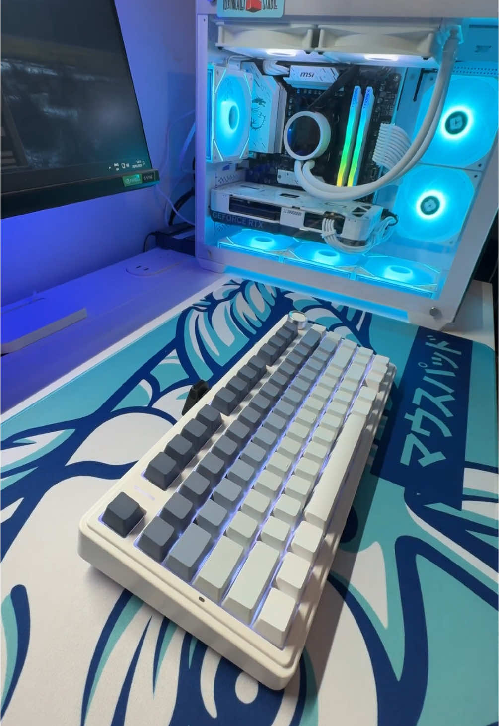 Aula F75 = Budget Perfection 🤩 #pc #pctech #keyboard #keyboardasmr #aulaf75 #aulaf75soundtest #keyboards #techtok #specbench 