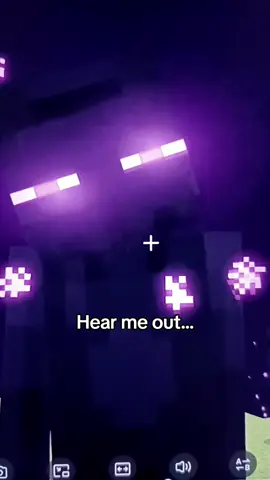 I SAID HEAR ME OUT!!!!! #Minecraft #drawing #enderman #hearmeout #ibispaint #trend #fyp #fanart #art 