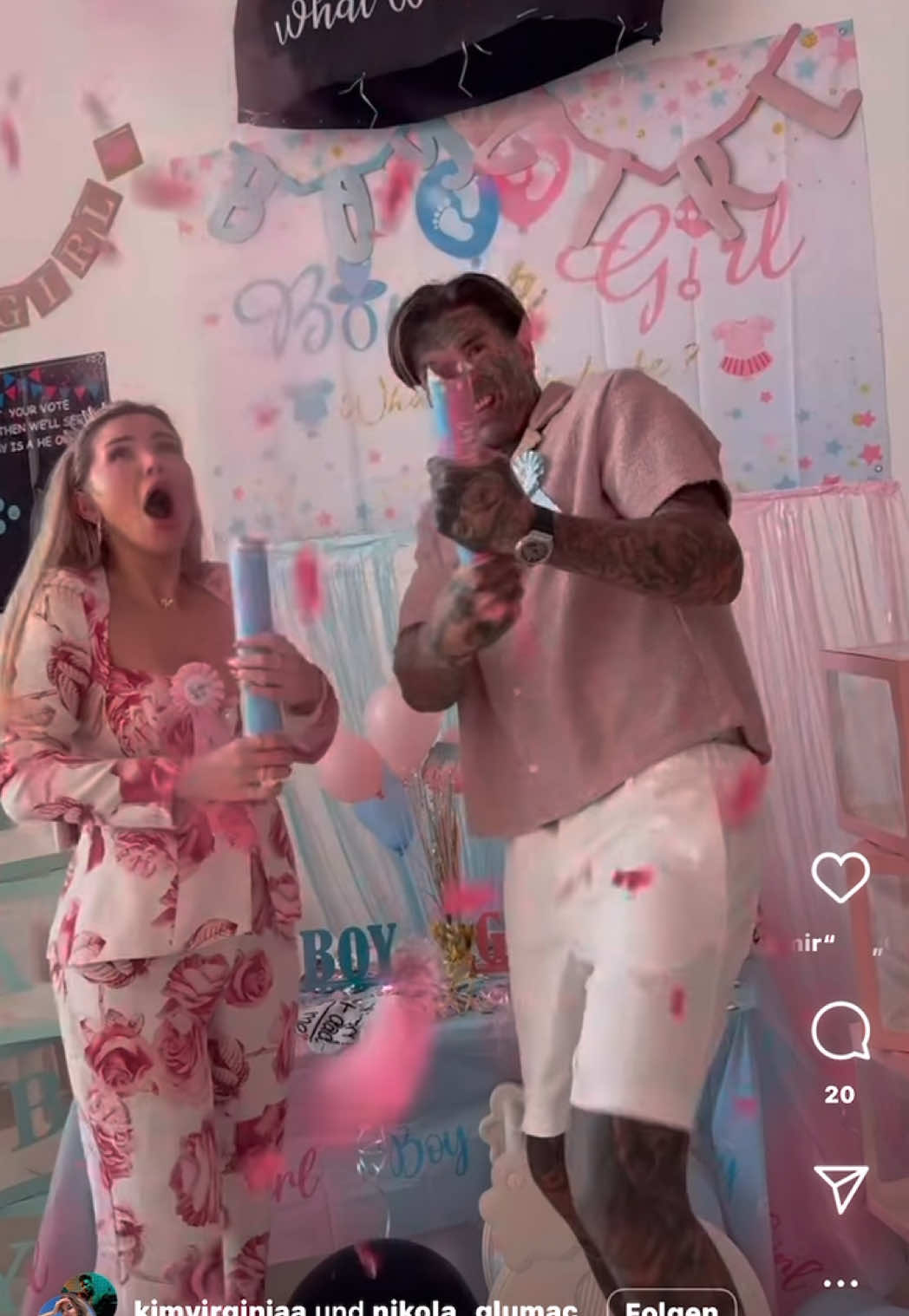 Kim Virginia bekommt ein Mädchen!!! 💘 #kimvirginia #germaninfluencer #teatok #gossip #germany #girlorboy #genderreveal #girl #babygirl #Love #fyp #fyy #fürdich 