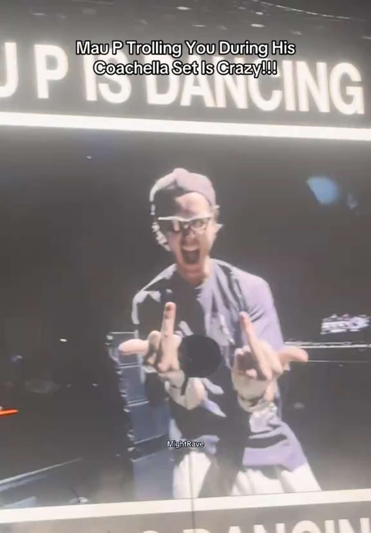 @Mau P trolling you during his @coachella set is craaazy 😂😭 #maup #maupcoachella #maupsahara #maupdancing #maupdancingatcoachella #coachella #coachella2025 #coachella25 #housemusic #djremix #reaction #edmtiktok #edm #edmtiktoks #ravetok #ravetiktok #rave #raver #raves #ravers #housemusic #housemusiclovers #housemusicid #housemusicalllife #housemusicmoments #housemusiclover #music #dancemusic #electronicdancemusic #lasers #lasershow #dj #live #livemusic #mindblown #fy #fyp #fypシ #fypシ゚ #california #musicfestival #musicfest #musicfestivals #plur #edmmusic #feelgood #song #greatsong  #popmusic #melodichouse 