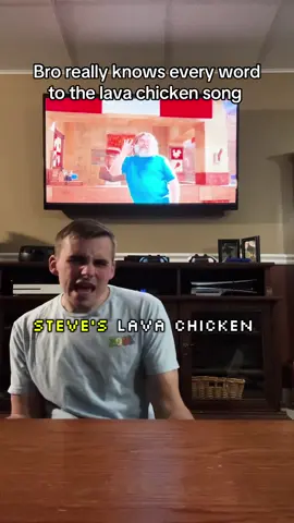 He knows the lava chicken song from A Minecraft Movie by heart 😂 #lavachicken #Minecraft #minecraftmovie #jackblack #funny #trending #song 