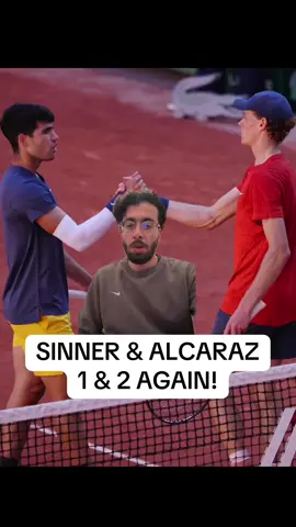 Sinner and Alcaraz at the top of the rankings together again #1 #tennistiktok🎾 #tennis #tennistiktok #tennisfans #tennisplayer #tennistv #tennisdetable #tennisvideo #tennisfun #atp #atptennis #atptour #montecarlo #atpworldtour #montecarlomasters #rolexmontecarlomasters #france🇫🇷 #claycourt #final #carlos #alcaraz #carlosalcaraz #jannik #sinner #janniksinner #worldnumberone #worldnumber1 #worldnumber2 #2 #rankings #atprankings #atpranking #pif #ranking #rankings #rankingofkings #españa #españa🇪🇸 #españatiktok #spain #spain🇪🇸 #italy #italy🇮🇹 #italytiktok #thebest #bestfriend #besttwo #top2 #toptwo #verybest #theverybest #goats #goated #incredible #nextup #nextgen #sincaraz #duo #duos #pairofkings #sports #sportstiktok #sportslover #SportsNews #sportsdirectreprace #sportsontiktok #sportscar #sport #sportlover #sportok #sportscar #goats🐐 #controversial #controversy #opinion #opinions #explained #60seconds #fyp #for #foru #foruyou #forupage #foryour #trending #trendingg #tren #trendy #trends #rolandgarros #frenchopen #rolandgarros2025 #onerequest #please #virale 