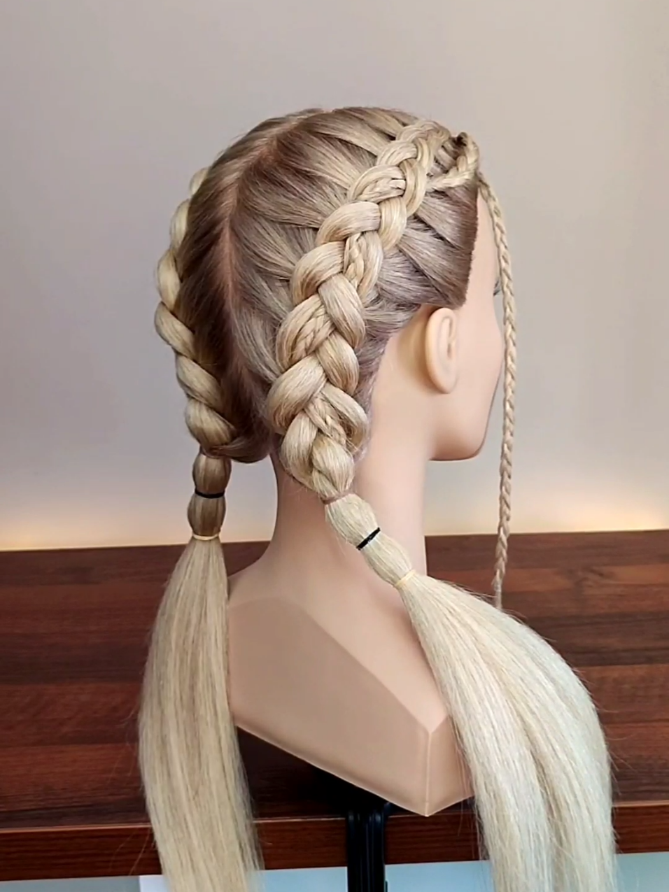 Simple Dutch braid style✨🤎 🎁 My mannequin's from limage.de — you can try perfect10 #easyhairstyle #hairstyletutorial #beautyhacks #hairideas #foryou #fyp #tiktokusa #americanstyle #hairstyletutorial #hairinspo #braidtutorial 