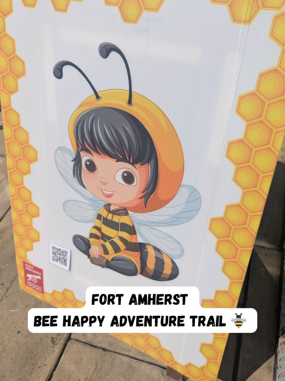 ➡️ If you're looking for something nice and and chilled this half term that doesn't break the bank, @fortamherstuk have a lovely spring trail on! 🐝  The aim is to find all of the bee's around the Fort grounds,  scan the QR code to hear each bee talk about their adventures, and to find the clues. 🔍 We learnt lots of interesting facts in a beautiful scenic setting.  At the end, the children can all claim a small prize! 🏆 Runs daily in the half term. 10am - 3pm. £2 per child.  🚙 Free parking when you sign in at the Cafe.  Search: Bee Happy Trail Fort Amherst in Google to book your ticket! ☑️ 📍 Dock Rd, Chatham, Kent, ME4 4UB #kentkids #kentactivities  #kenttrails #easterinkent #kenteaster #easterhalfterm #kent #kentwithkids #kentmums  #mumlife #fortamherst 