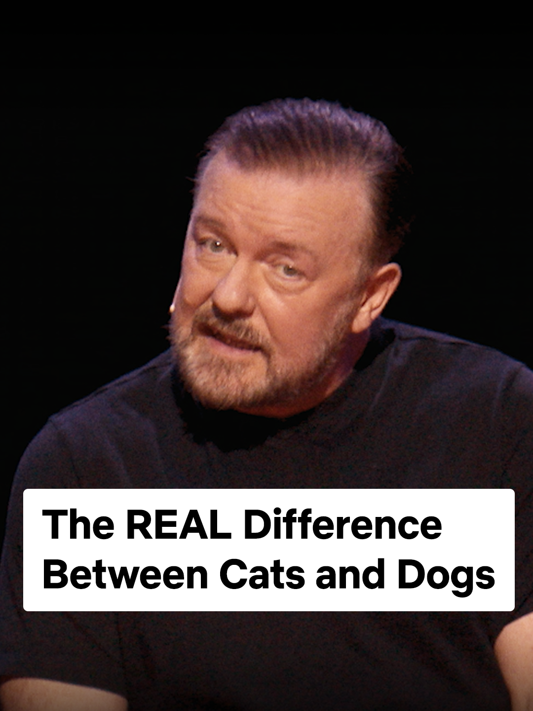 Can’t make this shit up #RickyGervais #standup #netflix #netflixisajoke #dogs #cats #pets